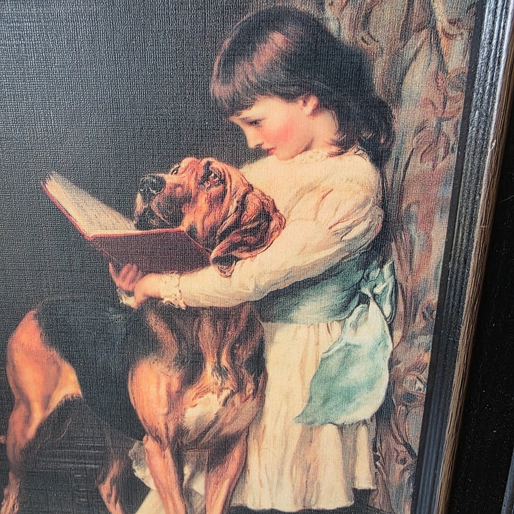 "NAUGHTY BOY" BY BRITON RIVIERE Britts Print FRAMED PRINT 13"x11" - Picture 11 of 16